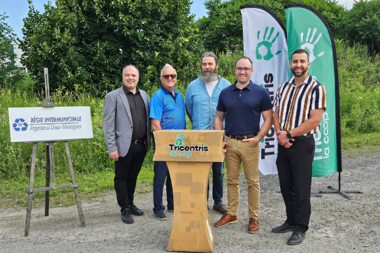La RIADM et Tricentris annoncent l’implantation d’un nouvel écocentre régional